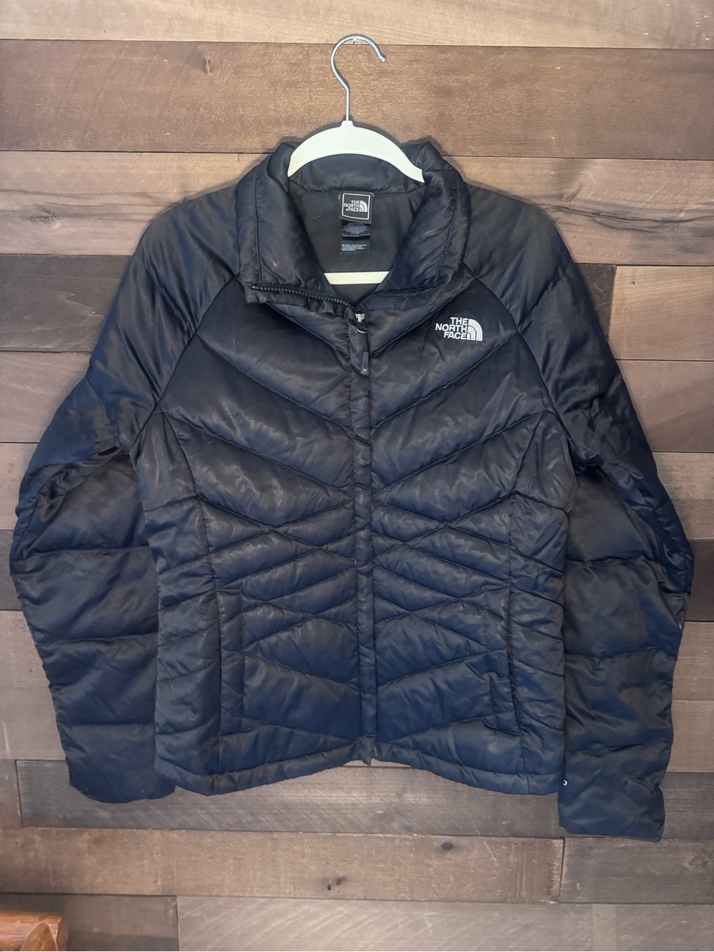 Women’s Black North Face Puffer Jacket
